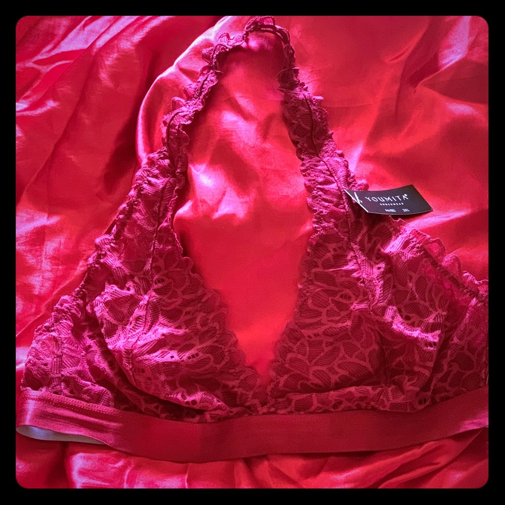 Youmita Lace Halter Bralette